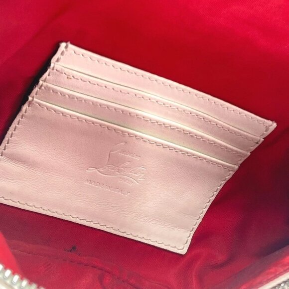 Christian Louboutin Mary Jane logo Mesh Bag Belt Bag Cross Shoulder Bag body bag - Picture 5 of 14